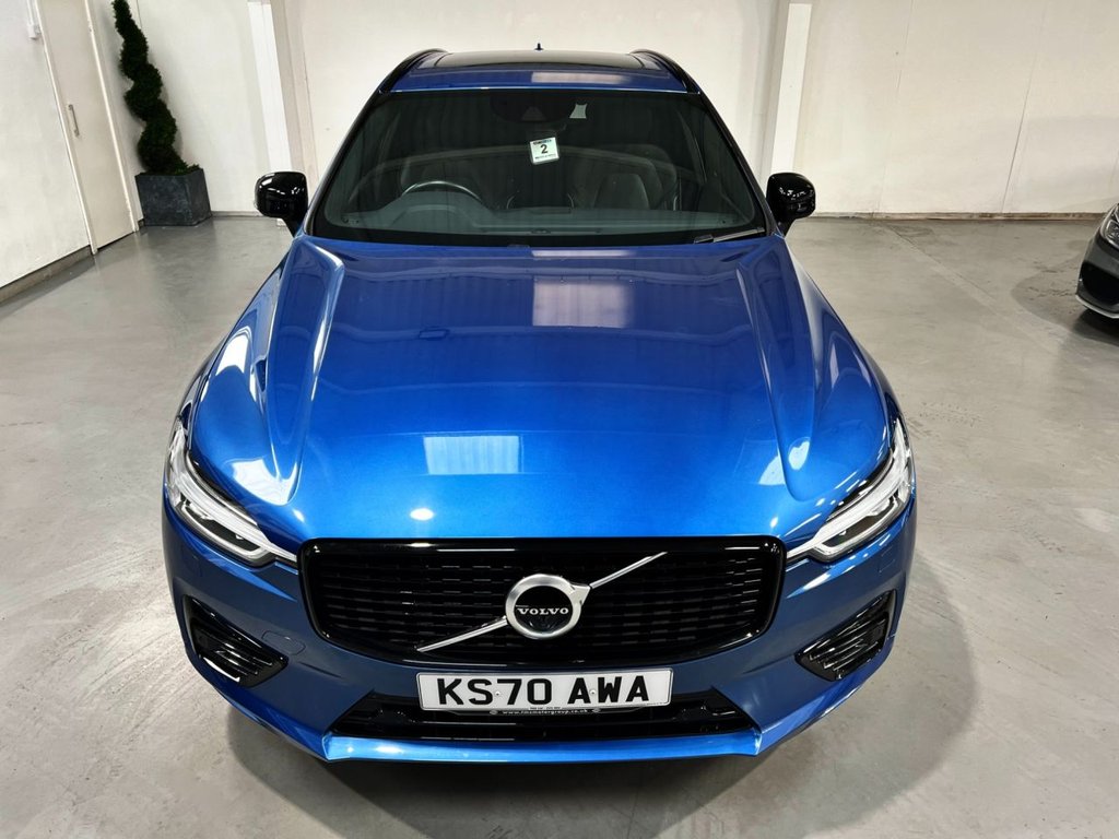 USED 2020 70 VOLVO XC60 2.0h T6 Recharge 11.6kWh R-Design SUV 5dr Petrol Plug-in Hybrid Auto AWD Euro 6 (s/s) (340 ps) &pound;8355 UPGRADES+CLIMATE+LOUNGE
