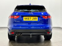 USED 2017 67 JAGUAR F-PACE 2.0 D180 R-Sport SUV 5dr Diesel Auto Euro 6 (s/s) (180 ps) Striking Caesium Blue, Oyster / Ebony Leather, Privacy Glass, 20" 5035 Style Alloy Wheels,