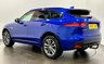 USED 2017 67 JAGUAR F-PACE 2.0 D180 R-Sport SUV 5dr Diesel Auto Euro 6 (s/s) (180 ps) Striking Caesium Blue, Oyster / Ebony Leather, Privacy Glass, 20" 5035 Style Alloy Wheels,