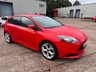 USED 2013 63 FORD FOCUS 2.0T EcoBoost ST-3 Hatchback 5dr Petrol Manual Euro 5 (s/s) (250 ps) SERVICE HISTORY! RECARO! RACE RED!!
