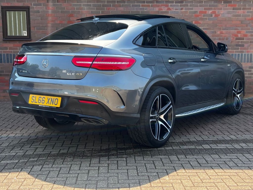 USED 2016 66 MERCEDES-BENZ GLE 3.0 GLE43 V6 AMG (Premium Plus) Coupe 5dr Petrol G-Tronic 4MATIC Euro 6 (s/s) (367 ps) 1 YEAR WARRANTY|GLASS ROOF