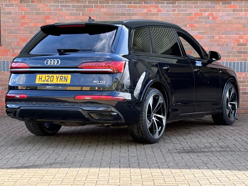 USED 2020 20 AUDI Q7 3.0 TDI V6 50 Black Edition SUV 5dr Diesel Tiptronic quattro Euro 6 (s/s) (286 ps) 1 YEAR WARRANTY|22" ALLOYS