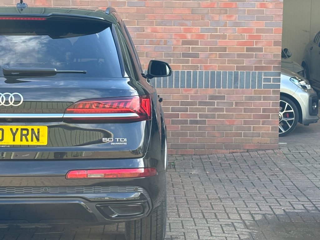 USED 2020 20 AUDI Q7 3.0 TDI V6 50 Black Edition SUV 5dr Diesel Tiptronic quattro Euro 6 (s/s) (286 ps) 1 YEAR WARRANTY|22" ALLOYS