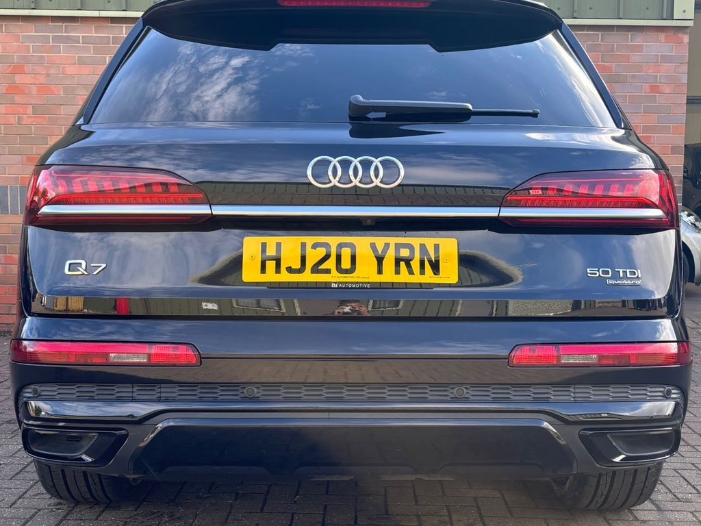 USED 2020 20 AUDI Q7 3.0 TDI V6 50 Black Edition SUV 5dr Diesel Tiptronic quattro Euro 6 (s/s) (286 ps) 1 YEAR WARRANTY|22" ALLOYS