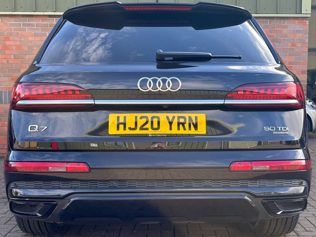 USED 2020 20 AUDI Q7 3.0 TDI V6 50 Black Edition SUV 5dr Diesel Tiptronic quattro Euro 6 (s/s) (286 ps) 1 YEAR WARRANTY|22" ALLOYS