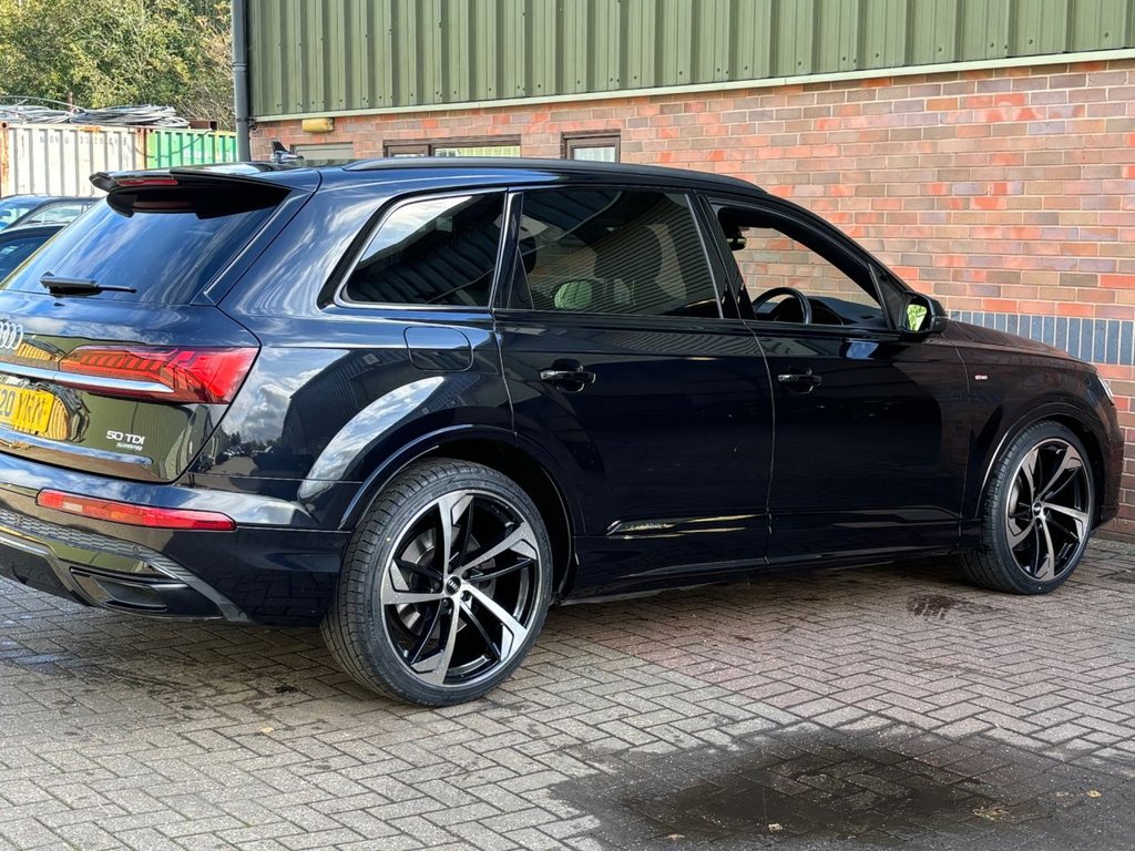 USED 2020 20 AUDI Q7 3.0 TDI V6 50 Black Edition SUV 5dr Diesel Tiptronic quattro Euro 6 (s/s) (286 ps) 1 YEAR WARRANTY|22" ALLOYS