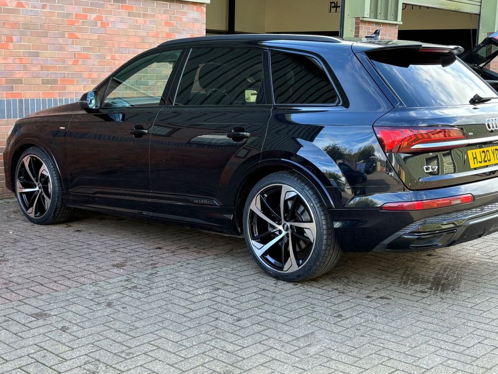 USED 2020 20 AUDI Q7 3.0 TDI V6 50 Black Edition SUV 5dr Diesel Tiptronic quattro Euro 6 (s/s) (286 ps) 1 YEAR WARRANTY|22" ALLOYS