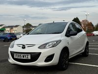 USED 2015 15 MAZDA MAZDA2 1.3 White Edition Hatchback 5dr Petrol Manual Euro 5 (75 ps) 15IN ALLOY WHEELS+  PRIVACY GLASS+  DAB+  USB+  AUX+  &pound;35 12 MONTHS ROAD TAX+
