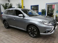 USED 2016 66 MITSUBISHI OUTLANDER 2.0h 12kWh GX4h SUV 5dr Petrol Plug-in Hybrid CVT 4WD Euro 6 (s/s) (200 ps) &pound;0 ROAD TAX SAT NAV SUNROOF HEATED LEATHER INTERIOR PARKING CAMERA PARKING SENSORS 2 OWNERS SERVICE HISTORY