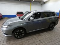 USED 2016 66 MITSUBISHI OUTLANDER 2.0h 12kWh GX4h SUV 5dr Petrol Plug-in Hybrid CVT 4WD Euro 6 (s/s) (200 ps) &pound;0 ROAD TAX SAT NAV SUNROOF HEATED LEATHER INTERIOR PARKING CAMERA PARKING SENSORS 2 OWNERS SERVICE HISTORY