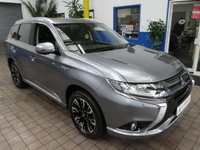 USED 2016 66 MITSUBISHI OUTLANDER 2.0h 12kWh GX4h SUV 5dr Petrol Plug-in Hybrid CVT 4WD Euro 6 (s/s) (200 ps) &pound;0 ROAD TAX SAT NAV SUNROOF HEATED LEATHER INTERIOR PARKING CAMERA PARKING SENSORS 2 OWNERS SERVICE HISTORY