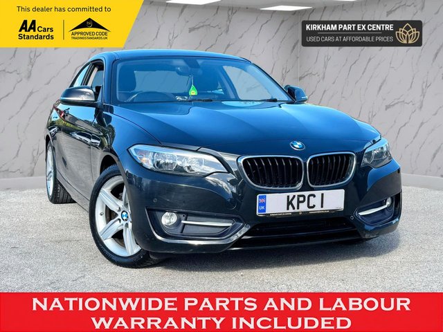 2015 Y BMW 2 Series 1.5 218i Sport Coupe 2dr Petrol Manual Euro 6 (s/s) (136 ps) ***DRIVE AWAY TODAY*** NATIONWIDE PARTS & LABOUR WARRANTY INCLUDED