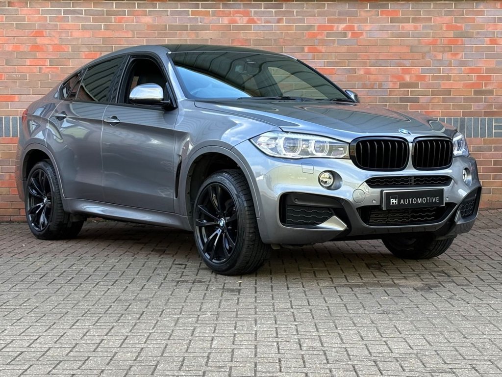 USED 2018 68 BMW X6 3.0 30d M Sport SUV 5dr Diesel Auto xDrive Euro 6 (s/s) (258 ps) BLACK PACK | 1 YEAR WARRANTY