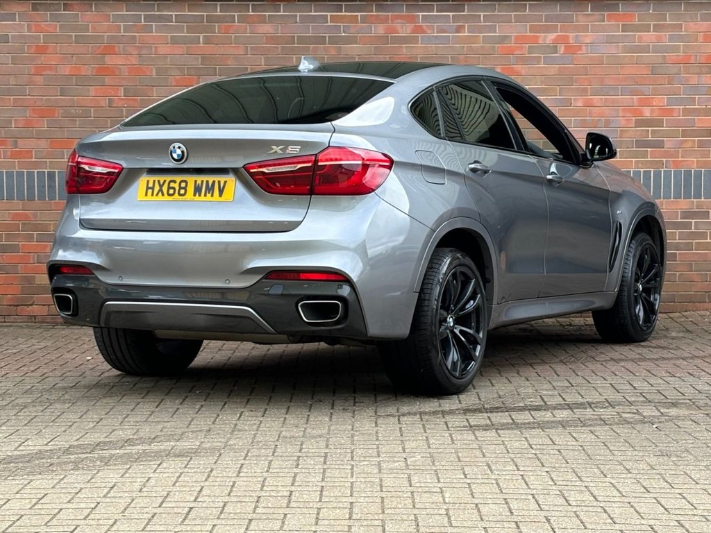 USED 2018 68 BMW X6 3.0 30d M Sport SUV 5dr Diesel Auto xDrive Euro 6 (s/s) (258 ps) BLACK PACK | 1 YEAR WARRANTY