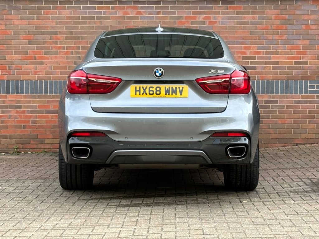 USED 2018 68 BMW X6 3.0 30d M Sport SUV 5dr Diesel Auto xDrive Euro 6 (s/s) (258 ps) BLACK PACK | 1 YEAR WARRANTY