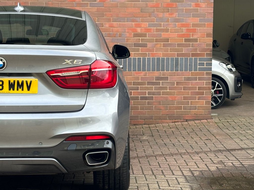 USED 2018 68 BMW X6 3.0 30d M Sport SUV 5dr Diesel Auto xDrive Euro 6 (s/s) (258 ps) BLACK PACK | 1 YEAR WARRANTY