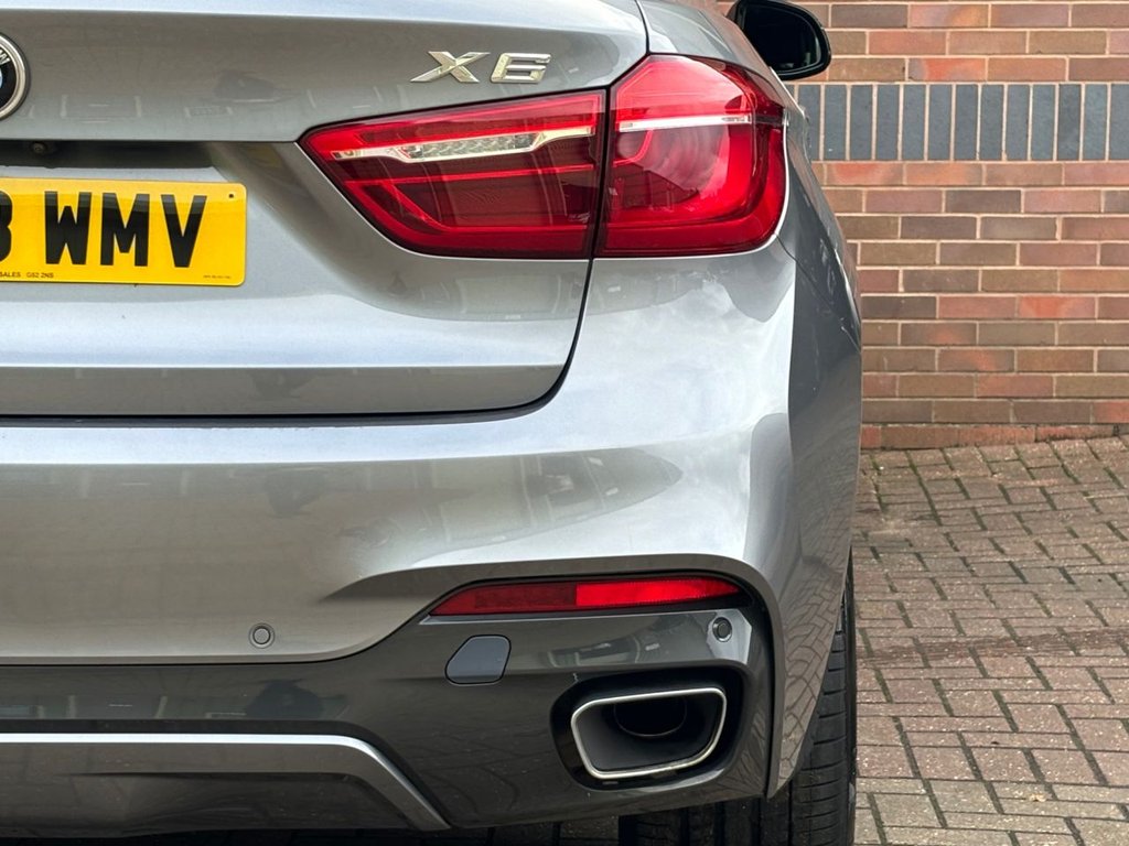 USED 2018 68 BMW X6 3.0 30d M Sport SUV 5dr Diesel Auto xDrive Euro 6 (s/s) (258 ps) BLACK PACK | 1 YEAR WARRANTY