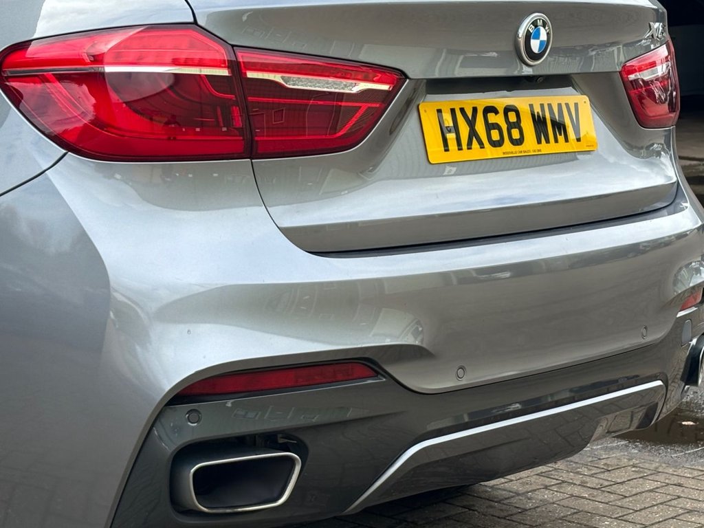 USED 2018 68 BMW X6 3.0 30d M Sport SUV 5dr Diesel Auto xDrive Euro 6 (s/s) (258 ps) BLACK PACK | 1 YEAR WARRANTY