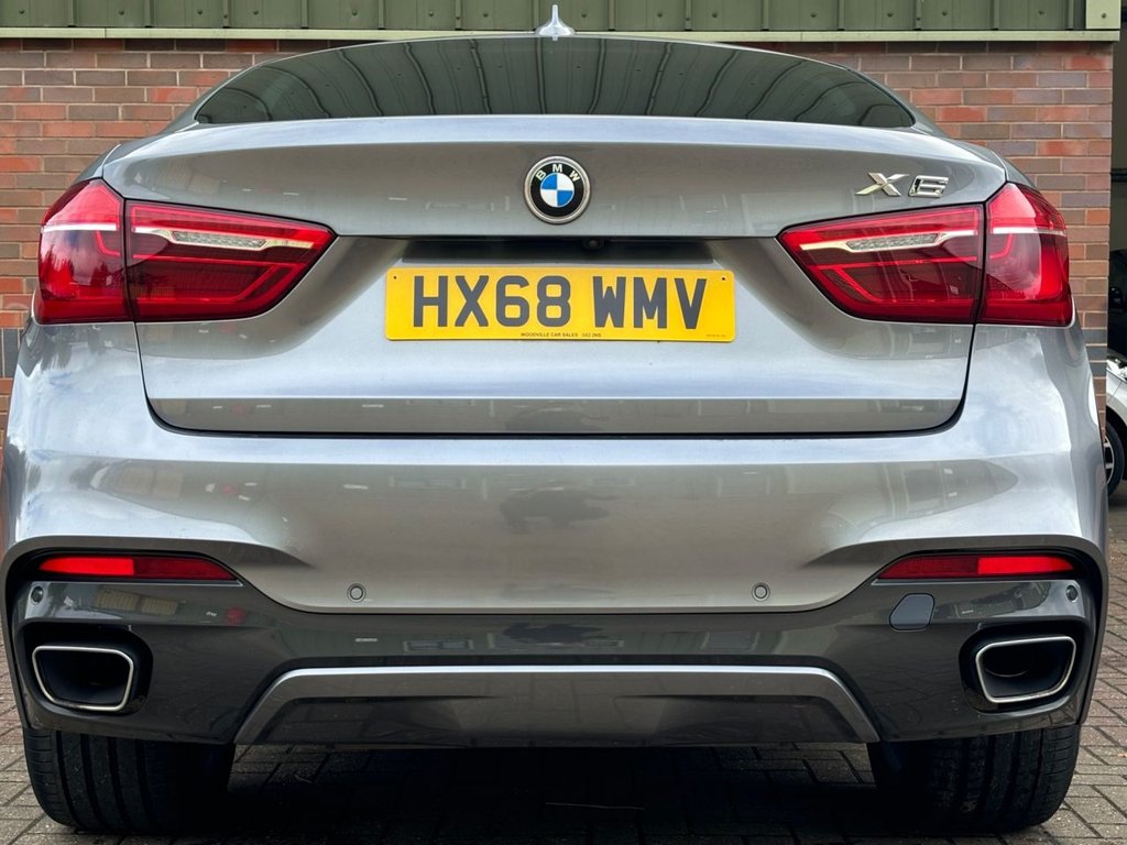 USED 2018 68 BMW X6 3.0 30d M Sport SUV 5dr Diesel Auto xDrive Euro 6 (s/s) (258 ps) BLACK PACK | 1 YEAR WARRANTY