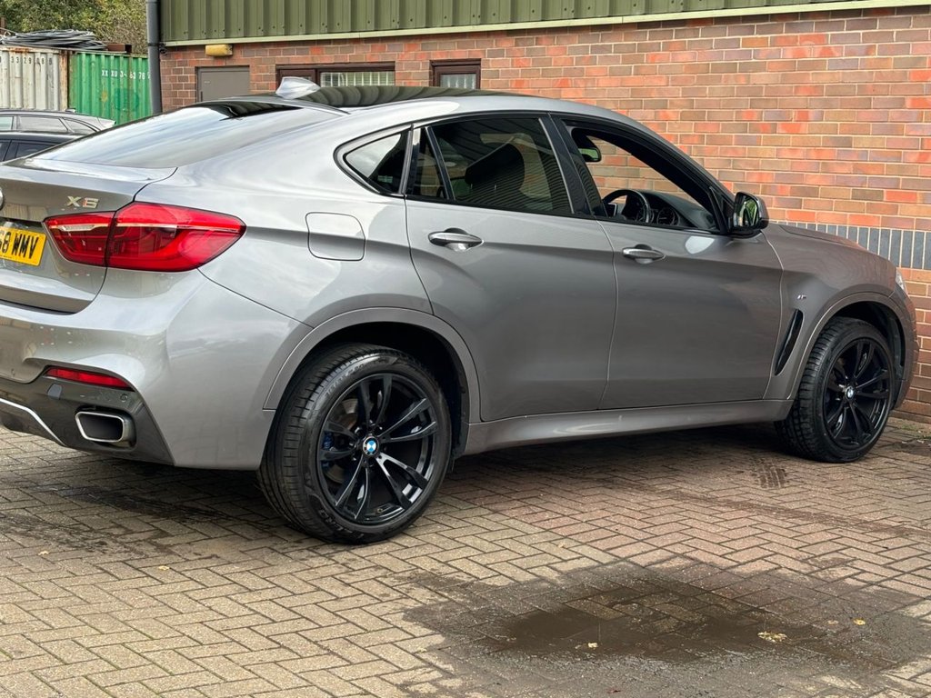 USED 2018 68 BMW X6 3.0 30d M Sport SUV 5dr Diesel Auto xDrive Euro 6 (s/s) (258 ps) BLACK PACK | 1 YEAR WARRANTY