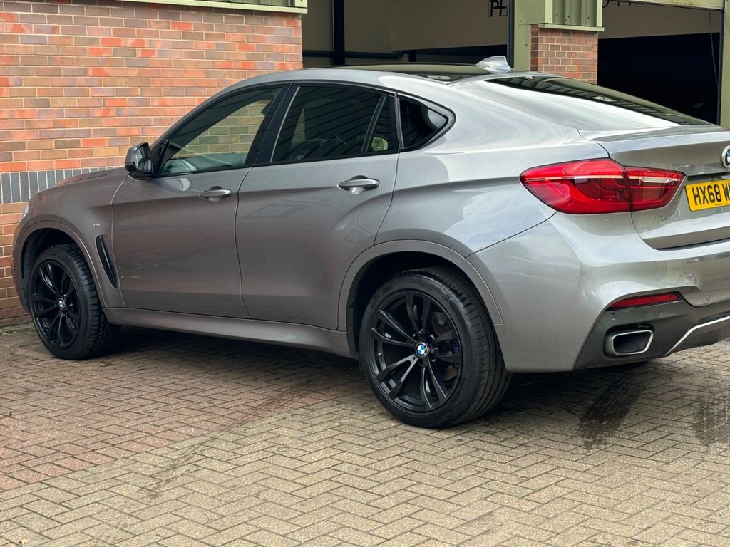 USED 2018 68 BMW X6 3.0 30d M Sport SUV 5dr Diesel Auto xDrive Euro 6 (s/s) (258 ps) BLACK PACK | 1 YEAR WARRANTY