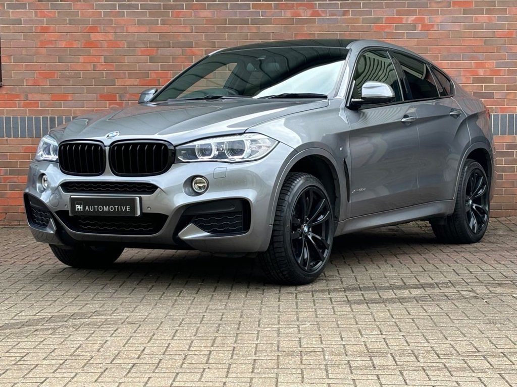 USED 2018 68 BMW X6 3.0 30d M Sport SUV 5dr Diesel Auto xDrive Euro 6 (s/s) (258 ps) BLACK PACK | 1 YEAR WARRANTY