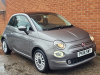 USED 2018 18 FIAT 500 1.2 Lounge Hatchback 3dr Petrol Manual Euro 6 (s/s) (69 bhp) PARKING SENSORS