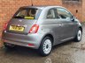 USED 2018 18 FIAT 500 1.2 Lounge Hatchback 3dr Petrol Manual Euro 6 (s/s) (69 bhp) PARKING SENSORS