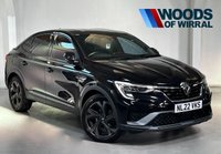 USED 2022 22 RENAULT ARKANA 1.6 E-TECH r.s. line SUV 5dr Petrol Hybrid Auto 2WD Euro 6 (s/s) (145 bhp) CARPLAY+NAV+REARCAM+18"S