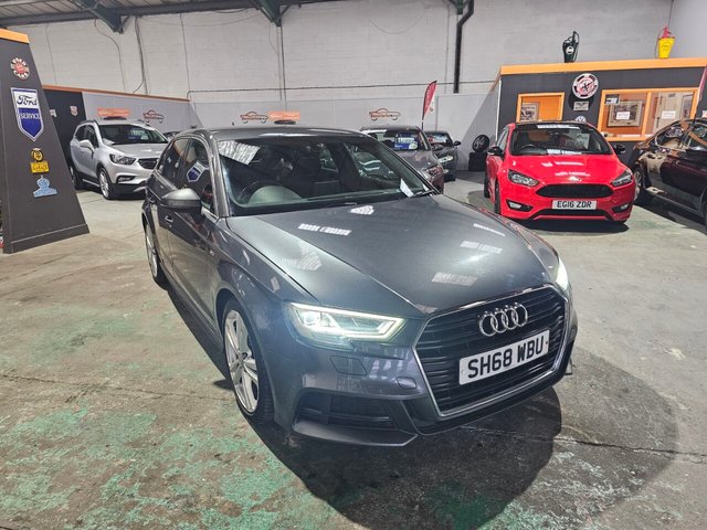 2019 68 Audi A3 1.5 SPORTBACK TFSI S LINE 5d 148 BHP