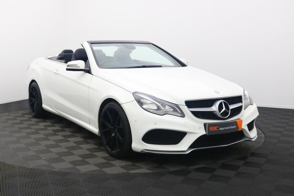 USED 2013 63 MERCEDES-BENZ E-CLASS 2.1 E250 CDI AMG Sport Cabriolet 2dr Diesel G-Tronic+ Euro 5 (s/s) (204 ps) Sat Nav Heated Seats
