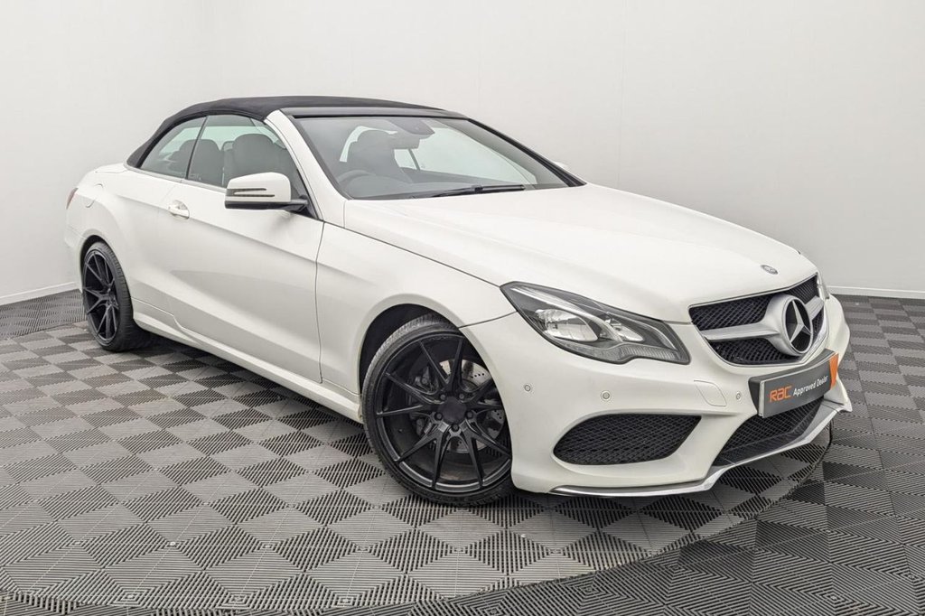 USED 2013 63 MERCEDES-BENZ E-CLASS 2.1 E250 CDI AMG Sport Cabriolet 2dr Diesel G-Tronic+ Euro 5 (s/s) (204 ps) Sat Nav Heated Seats