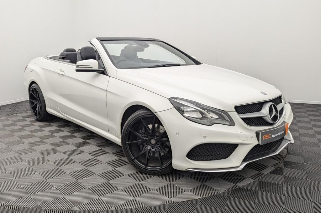 USED 2013 63 MERCEDES-BENZ E-CLASS 2.1 E250 CDI AMG Sport Cabriolet 2dr Diesel G-Tronic+ Euro 5 (s/s) (204 ps) Sat Nav Heated Seats