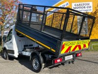 USED 2021 71 FORD TRANSIT 2.0 350 EcoBlue Leader L2 Tipper [ Caged Sides ] Euro 6 (s/s) (1-Stop body)  Direct from the lease company