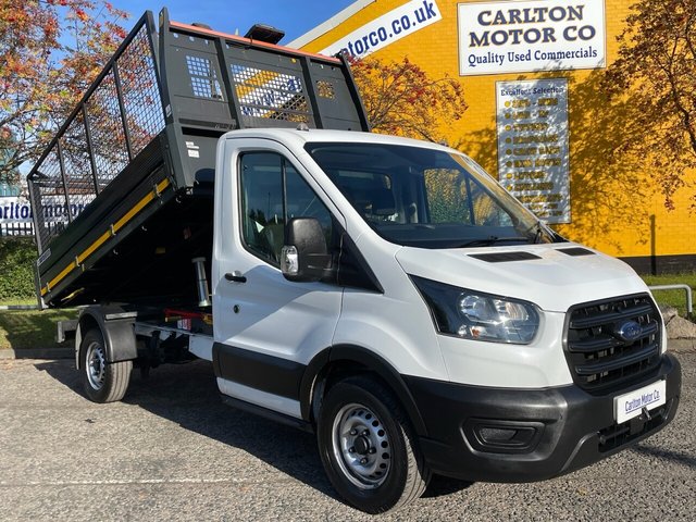 2021 71 Ford Transit 2.0 350 EcoBlue Leader L2 Tipper [ Caged Sides ] Euro 6 (s/s) (1-Stop body) 