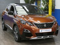 USED 2018 68 PEUGEOT 3008 1.5 BlueHDi GT Line SUV 5dr Diesel EAT Euro 6 (s/s) (130 ps) SAT NAV SUNROOF 360 CAMERA PART LEATHER INTERIOR 2 OWNERS SERVICE HISTORY WARRANTY