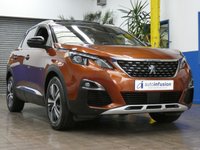 USED 2018 68 PEUGEOT 3008 1.5 BlueHDi GT Line SUV 5dr Diesel EAT Euro 6 (s/s) (130 ps) SAT NAV SUNROOF 360 CAMERA PART LEATHER INTERIOR 2 OWNERS SERVICE HISTORY WARRANTY