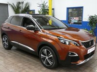 USED 2018 68 PEUGEOT 3008 1.5 BlueHDi GT Line SUV 5dr Diesel EAT Euro 6 (s/s) (130 ps) SAT NAV SUNROOF 360 CAMERA PART LEATHER INTERIOR 2 OWNERS SERVICE HISTORY WARRANTY