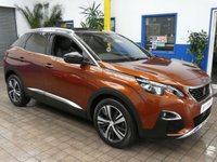 USED 2018 68 PEUGEOT 3008 1.5 BlueHDi GT Line SUV 5dr Diesel EAT Euro 6 (s/s) (130 ps) SAT NAV SUNROOF 360 CAMERA PART LEATHER INTERIOR 2 OWNERS SERVICE HISTORY WARRANTY