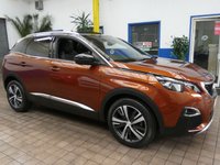 USED 2018 68 PEUGEOT 3008 1.5 BlueHDi GT Line SUV 5dr Diesel EAT Euro 6 (s/s) (130 ps) SAT NAV SUNROOF 360 CAMERA PART LEATHER INTERIOR 2 OWNERS SERVICE HISTORY WARRANTY