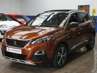 USED 2018 68 PEUGEOT 3008 1.5 BlueHDi GT Line SUV 5dr Diesel EAT Euro 6 (s/s) (130 ps) SAT NAV SUNROOF 360 CAMERA PART LEATHER INTERIOR 2 OWNERS SERVICE HISTORY WARRANTY