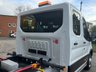 USED 2016 16 FORD TRANSIT 2.2 TDCi 350 D/Cab Tipper Refuge Caged Body (DRW)  MANAGERS SPECIAL