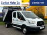 USED 2016 16 FORD TRANSIT 2.2 TDCi 350 D/Cab Tipper Refuge Caged Body (DRW)  MANAGERS SPECIAL