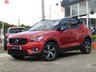 USED 2020 70 VOLVO XC40 1.5 T3 R-Design SUV 5dr Petrol Manual Euro 6 (s/s) (163 ps) Finished in FUSION RED MET met and contrasting CHARCOAL HEATED LEATHER/ALCANTARA TRIM. This Volvo XC40 is a spacious small SUV with smart styling and a comfortable drive. In short it is a bit of a cracker with a sophisticated look and an upmarket feel. Features include Virtual Dash, Sat Nav, DAB, B/Tooth, Day Run Lights, Power Boot, Keyless Start, Leather Seats, 18" Alloys, Tinted Windows, Cruise Control and much more. Serviced at 8 miles, 28520 miles and at 39654 miles.