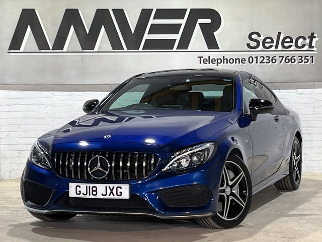 2018 18 Mercedes-Benz C-Class 3.0 C43 V6 AMG (Premium) Coupe 2dr Petrol G-Tronic+ 4MATIC Euro 6 (s/s) (367 ps)