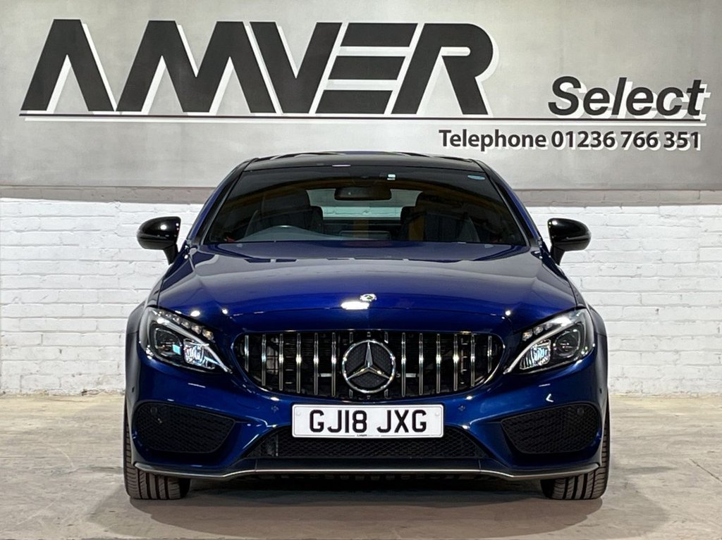 USED 2018 18 MERCEDES-BENZ C-CLASS 3.0 C43 V6 AMG (Premium) Coupe 2dr Petrol G-Tronic+ 4MATIC Euro 6 (s/s) (367 ps) 