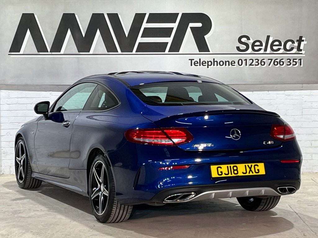 USED 2018 18 MERCEDES-BENZ C-CLASS 3.0 C43 V6 AMG (Premium) Coupe 2dr Petrol G-Tronic+ 4MATIC Euro 6 (s/s) (367 ps) 