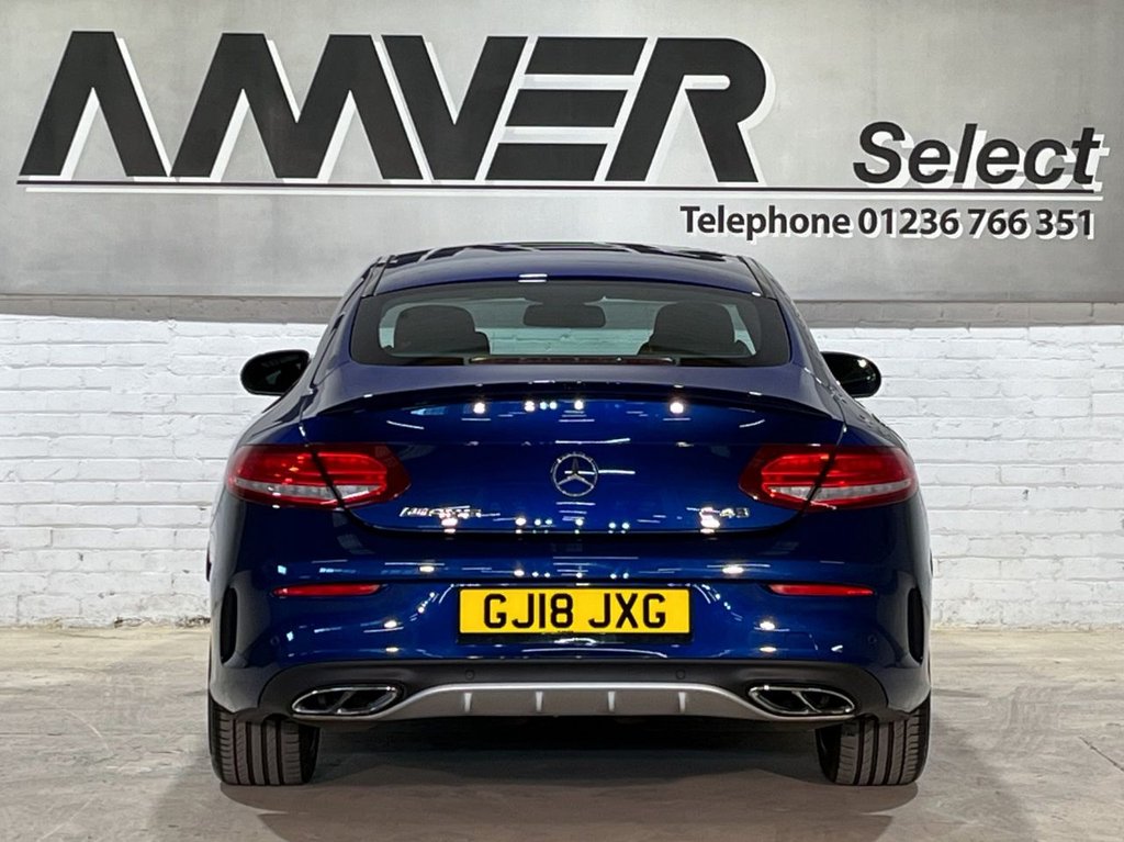 USED 2018 18 MERCEDES-BENZ C-CLASS 3.0 C43 V6 AMG (Premium) Coupe 2dr Petrol G-Tronic+ 4MATIC Euro 6 (s/s) (367 ps) 