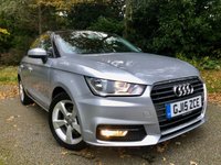 USED 2015 15 AUDI A1 1.4 TFSI Sport Sportback 5dr Petrol S Tronic Euro 6 (s/s) (125 ps) 1 RETIRED LADY OWNER SINCE 2016//FULL AUDI SERVICE HISTORY//SATNAV//BLUETOOTH/ DAB RADIO//35 POUND ROAD TAX//X4 ELECTRIC WINDOWS//CRUISE CONTROL// 1 RETIRED LADY OWNER SINCE 2016//FULL AUDI SERVICE HISTORY//SATNAV//BLUETOOTH//BLACK ROOF/ 35 POUND TAX/