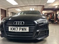 USED 2017 17 AUDI A3 2.0 TDI Black Edition Sportback 5dr Diesel S Tronic Auto  LOW RATE FINANCE AVAILABLE + RAC PLATINUM WARRANTY INCLUDED